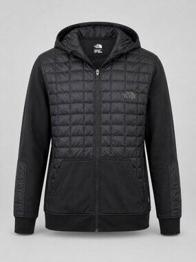 The North Face Kilowatt Thermoball Hybrid Hoodie Mens XL Jacket Black Insulated
